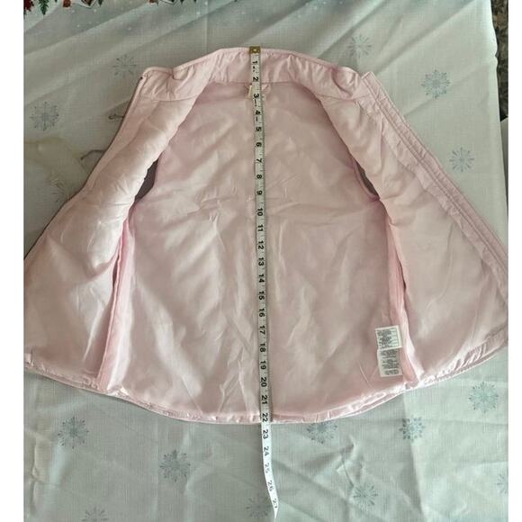 J.Crew Crewcuts Girls Size 8 Quilted Pink Puffer Vest Zip Up Winter Layering - Picture 8 of 16